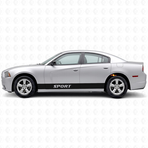 Sportstreifen Seiten-Vinyl-Aufkleber für Dodge Charger 2006-2010