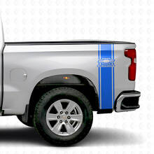 Chevrolet Logo Rückseite Umrissstreifen Vinyl Aufkleber Set für Chevy Pickup Trucks_2
