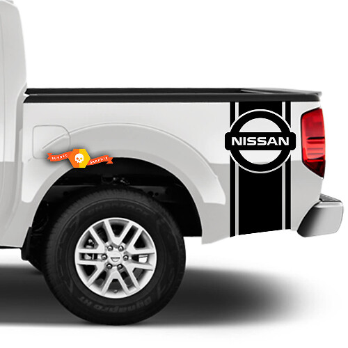 Nissan Logo Rückseitige Streifen Vinyl-Aufkleber-Set für Nissan Pickup