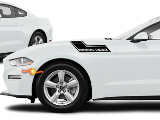 2015–2020 Ford Mustang und Boss 302 Kotflügel-/Motorhauben-Aufkleber-Kits, sehr schön