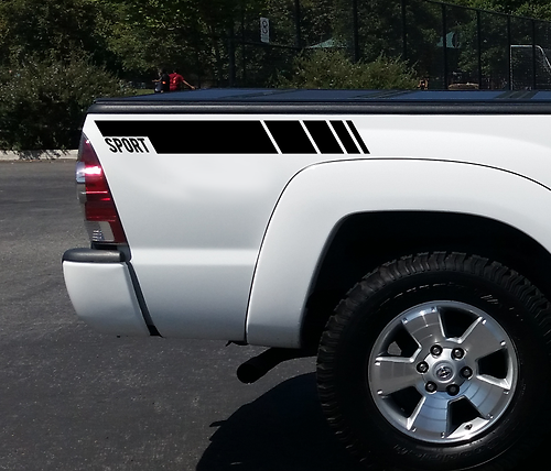 Sport Style Streifen Seitenwand Vinyl Aufkleber für Toyota Tundra