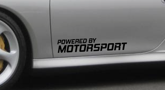 Powered by Motorsport-Aufkleber, Vinyl, Rennwagen-Emblem, passend für Porsche 996 PT16