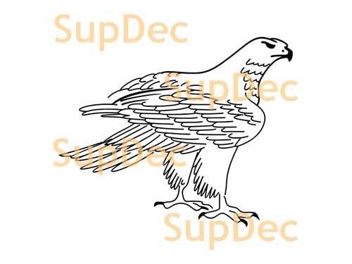 Adler-Vinylkunst-Wand-Fenster-Badezimmer-Aufkleber-Aufkleber, abnehmbar #1
