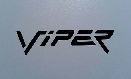 Viper-Logo-Vinyl-Aufkleber für Dodge Plymouth Cuda Challenger Demon