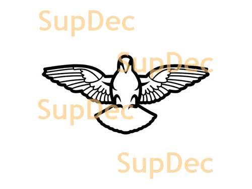 Adler Vinyl Kunst Wand Fenster Badezimmer Aufkleber Aufkleber abnehmbar #5
