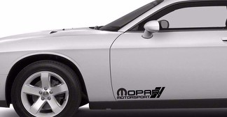 2x Mopar Motorsport -Aufkleber, Vinyl -Stanze Schnittaufkleber