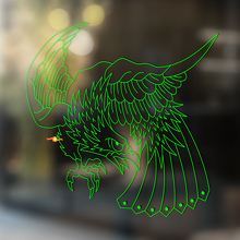 Angreifender Adler Universeller Vinylaufkleber_3