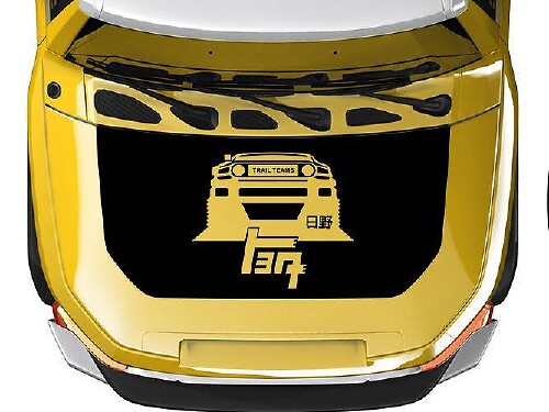 Trail Teams TEQ Style Motorhauben-Vinylaufkleber für Toyota FJ Cruiser