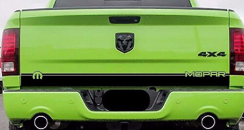 Mopar Heckklappen-Streifen Vinyl-Aufkleber für Dodge Ram 1500 2009-2018