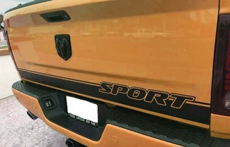 Ram 1500 Sport Heckklappenstreifen Aufkleber Hemi Dodge Truck 5.7 2009–2018