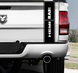Dodge Ram 1500 RT HEMI Truck Bed Box Graphic Stripe Aufkleber Heckklappentür