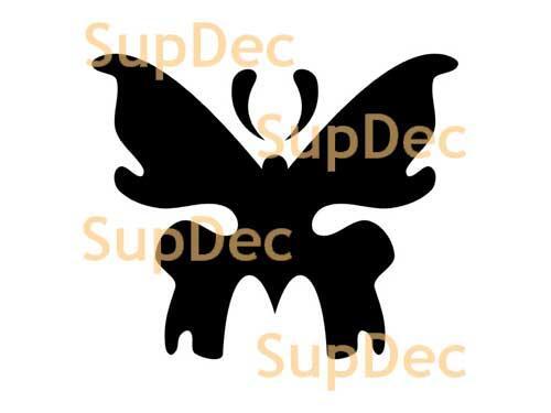 Schmetterling-Vinylkunst-Wand-Fenster-Badezimmer-Aufkleber-Aufkleber Nr. 5
