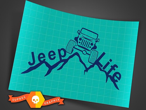 2 Jeep Life Aufkleber Vinyl Aufkleber Auto Fenster LKW Laptop Jeep Aufkleber Auto Aufkleber