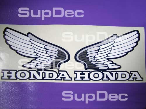 Honda Wings Tank Aufkleber Aufkleber Paar
