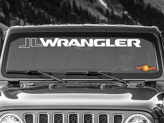 Jeep Wrangler JL JLU Wrangler Windschutzscheiben-Banner-Vinyl-Aufkleber