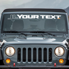 Jeep Wrangler JL JLU Wrangler Windschutzscheiben-Banner, Vinyl-Aufkleber
 2
