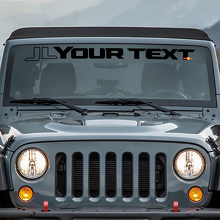 Jeep Wrangler JL JLU Wrangler Windschutzscheiben-Banner, Vinyl-Aufkleber
 3