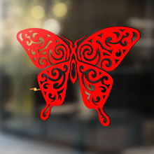 Schmetterling Universal Vinyl-Aufkleber im Skelettstil_3
