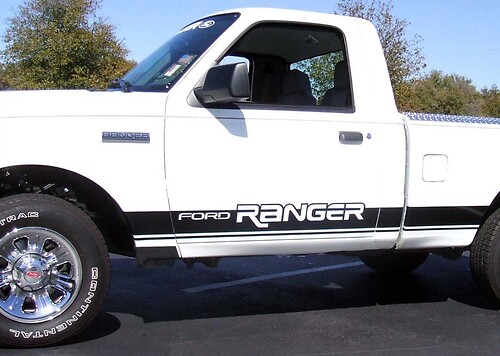 Ge-tr333 Ford Truck – Ranger Rocker Seitenstreifen-Aufkleber-Set – passend für alle Modelle
