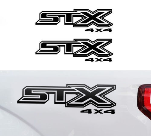 STX 4x4 Seiten-Vinylaufkleber für Musclecar F-250 Super Duty