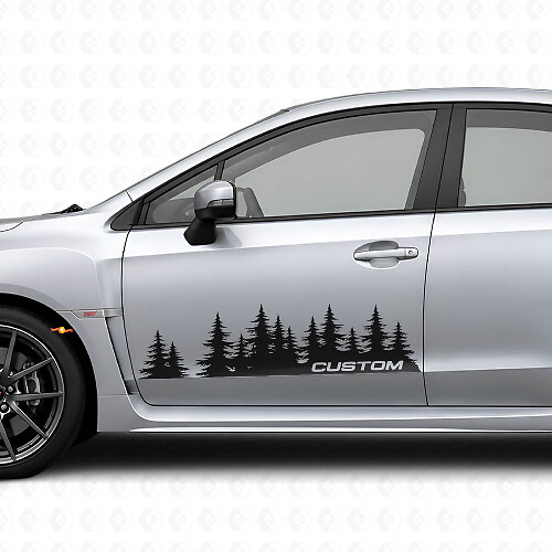 Forest Style Kundenspezifisches Tür-Vinylaufkleber-Set für Subaru Impreza