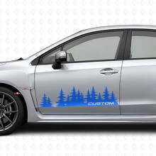 Forest Style Kundenspezifisches Tür-Vinylaufkleber-Set für Subaru Impreza_2