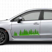 Forest Style Kundenspezifisches Tür-Vinylaufkleber-Set für Subaru Impreza_3
