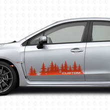 Forest Style Kundenspezifisches Tür-Vinylaufkleber-Set für Subaru Impreza_4