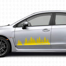 Forest Style Kundenspezifisches Tür-Vinylaufkleber-Set für Subaru Impreza_5