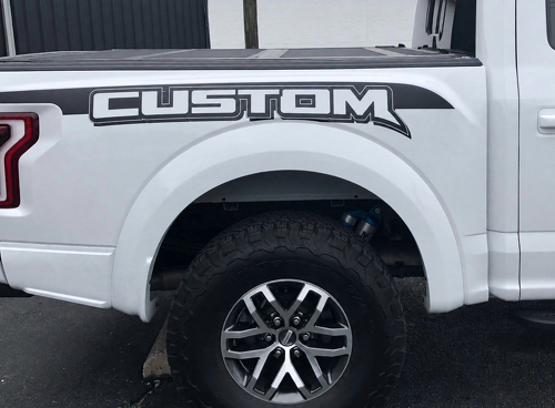 CUSTOM Akzent Paar Nachttisch Vinylaufkleber für Ford F-150 2017-2018