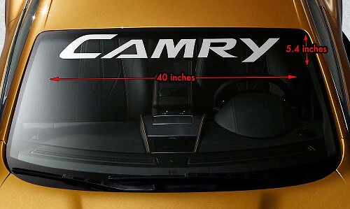 Camry Windschutzscheiben-Banner Vinylaufkleber für Toyota Camry
