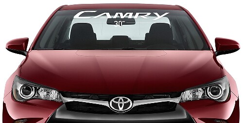 Camry Schriftzug Windschutzscheiben Vinyl-Aufkleber für Toyota Camry