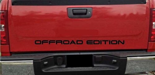 Offroad-Edition Heckklappen Vinyl-Aufkleber für Trucks