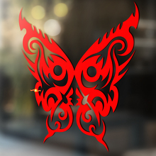 Fire Butterfly Universeller Vinyl-Aufkleber_3