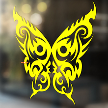 Fire Butterfly Universeller Vinyl-Aufkleber_4