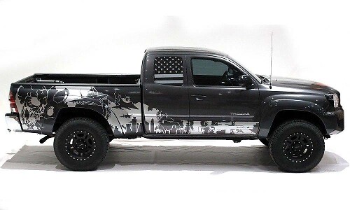 War Zone Seiten-Vinyl-Aufkleberkit für Toyota Tacoma 2005-2012