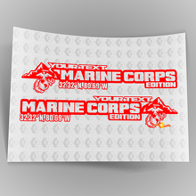 Seitenhaube Marine Corps USMC Aufkleber Aufkleber Vinyl Grafik für Jeep Wrangler 27