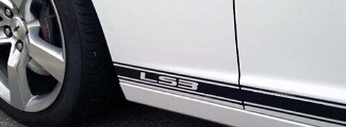 2010–2015 Chevrolet Camaro SS RS LS Rocker-Streifen, Streifen, Aufkleber, Grafiken
