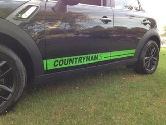 Rocker Graphics Stripes Decals passt auf jedes Mini Countryman Cooper S Clubman Coupé