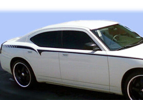 Bodyline Akzent Seitenstreifen Vinylaufkleber für Dodge Charger 2006-2010