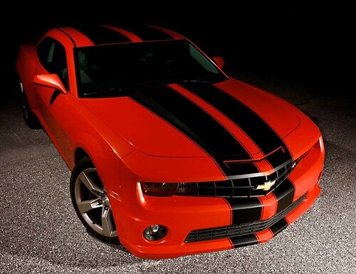 Tapered Twin Rally Full Body Stripe Kit Komplettsatz Vinylaufkleber für Chevrolet Camaro 2010-2013