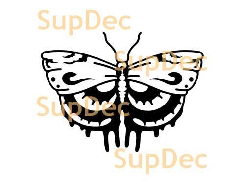 Schmetterling Vinyl Kunst Wand Fenster Badezimmer Aufkleber Abziehbild #15
