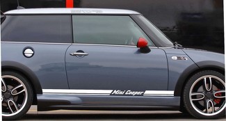 Passend für Mini Cooper Rally Turbo 2000–2015 Panel Decals Side Rocker Stripes