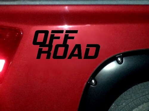 Offroad-Pritschenbett Hintere Kotflügel Vinyl-Aufklebersatz