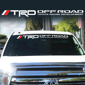 Toyota TRD Windschutzscheibe Tacoma Tundra Offroad Racing 4x4 Aufkleber Aufkleber Vinyl ll