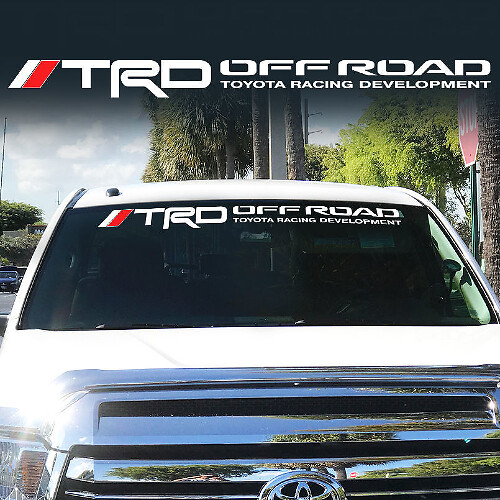 TRD Style Offroad-Scheibenaufkleber für Toyota Tacoma Tundra