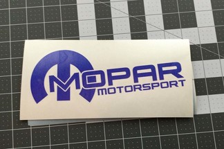 2 x Mopar Racing Aufkleber, Srt, Hemi, gestanzter Vinyl-Aufkleber 8,5 x 3