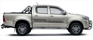 2 x Toyota Hilux seitliche Vinyl-Aufkleber mit Grafik-Rallye-Aufkleber