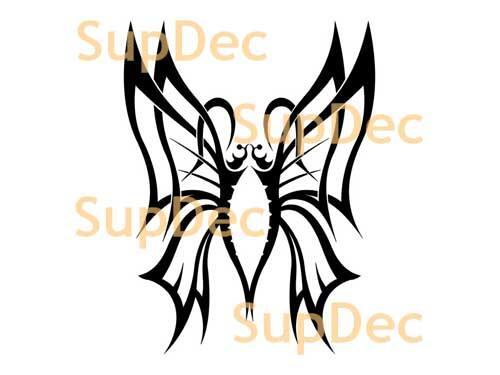 Schmetterling Vinyl Kunst Wand Fenster Badezimmer Aufkleber Decal #19
