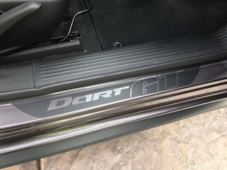 4 x Dodge Dart GT Einstiegsleisten aus Vinyl 2013–2018 Turbo Limited SXT Rallye